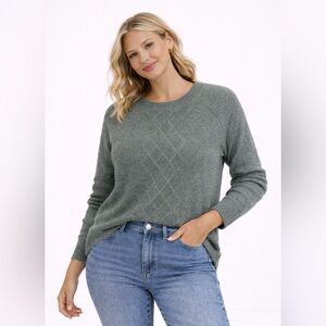 REITMANS Green Knit Sweater NWT - size M